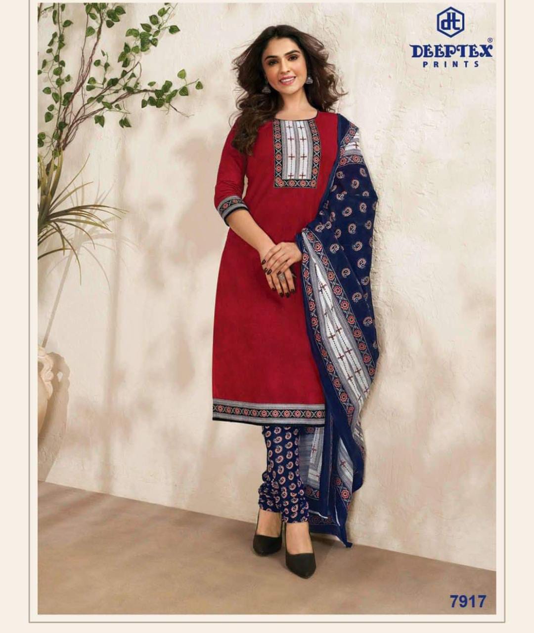 Deeptex Vol 79 Printed Cotton Dress Material Catalog